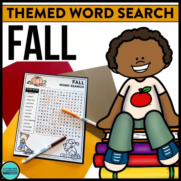 fall word search