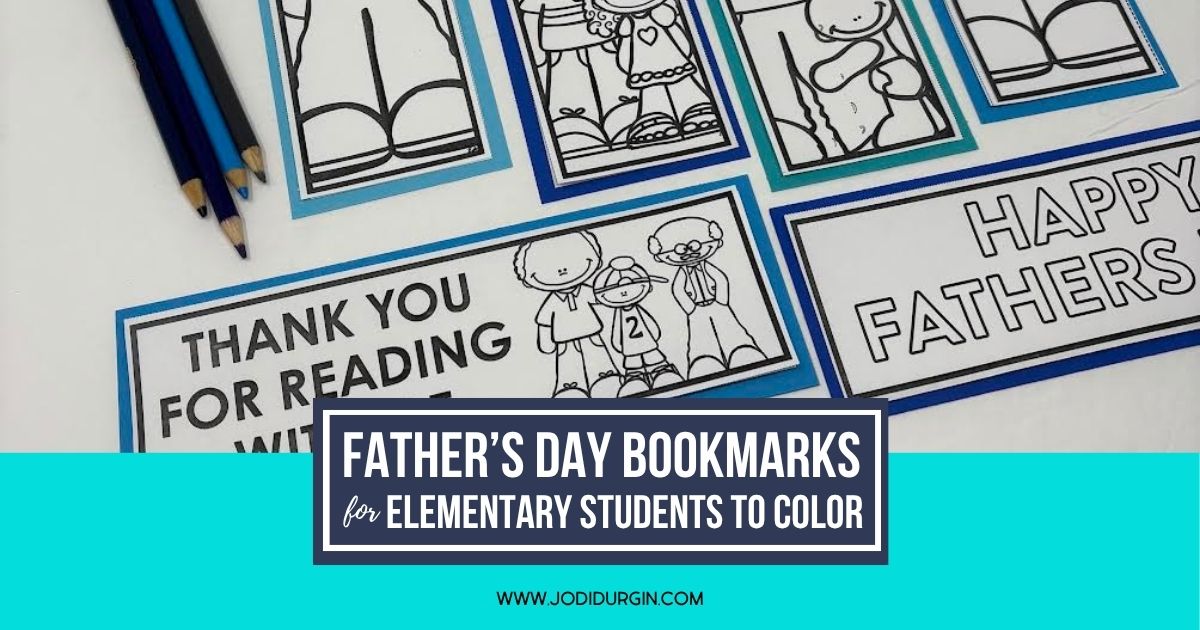 printable Father's Day bookmarks