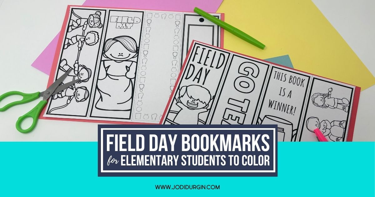 printable field day bookmarks
