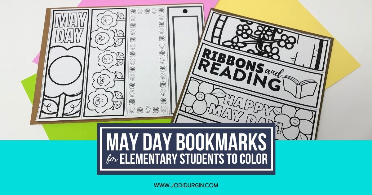 printable May Day bookmarks