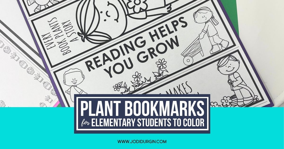 printable plant bookmarks