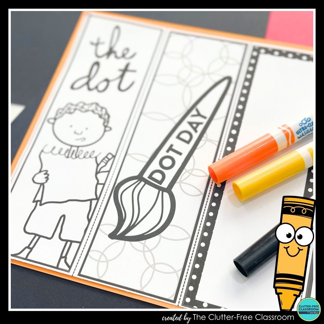 printable Dot Day bookmarks