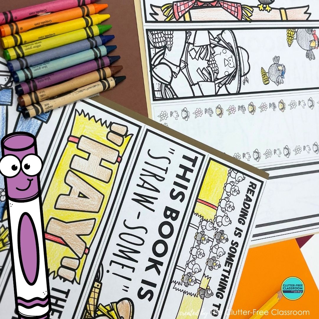 printable scarecrow bookmarks