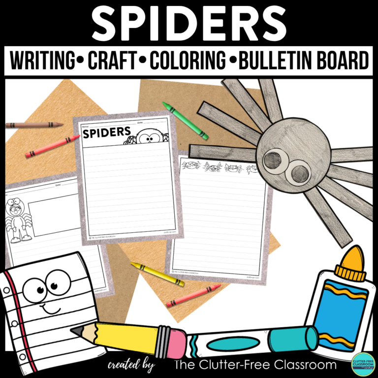 spider writing craft project