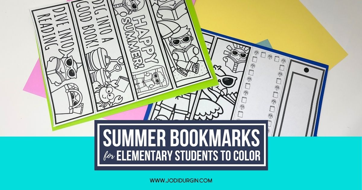 printable summer bookmarks