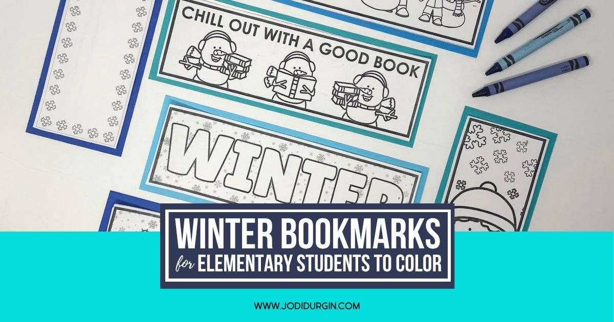 printable winter bookmarks
