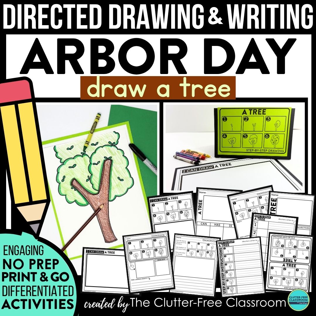 Arbor Day directed drawing activities