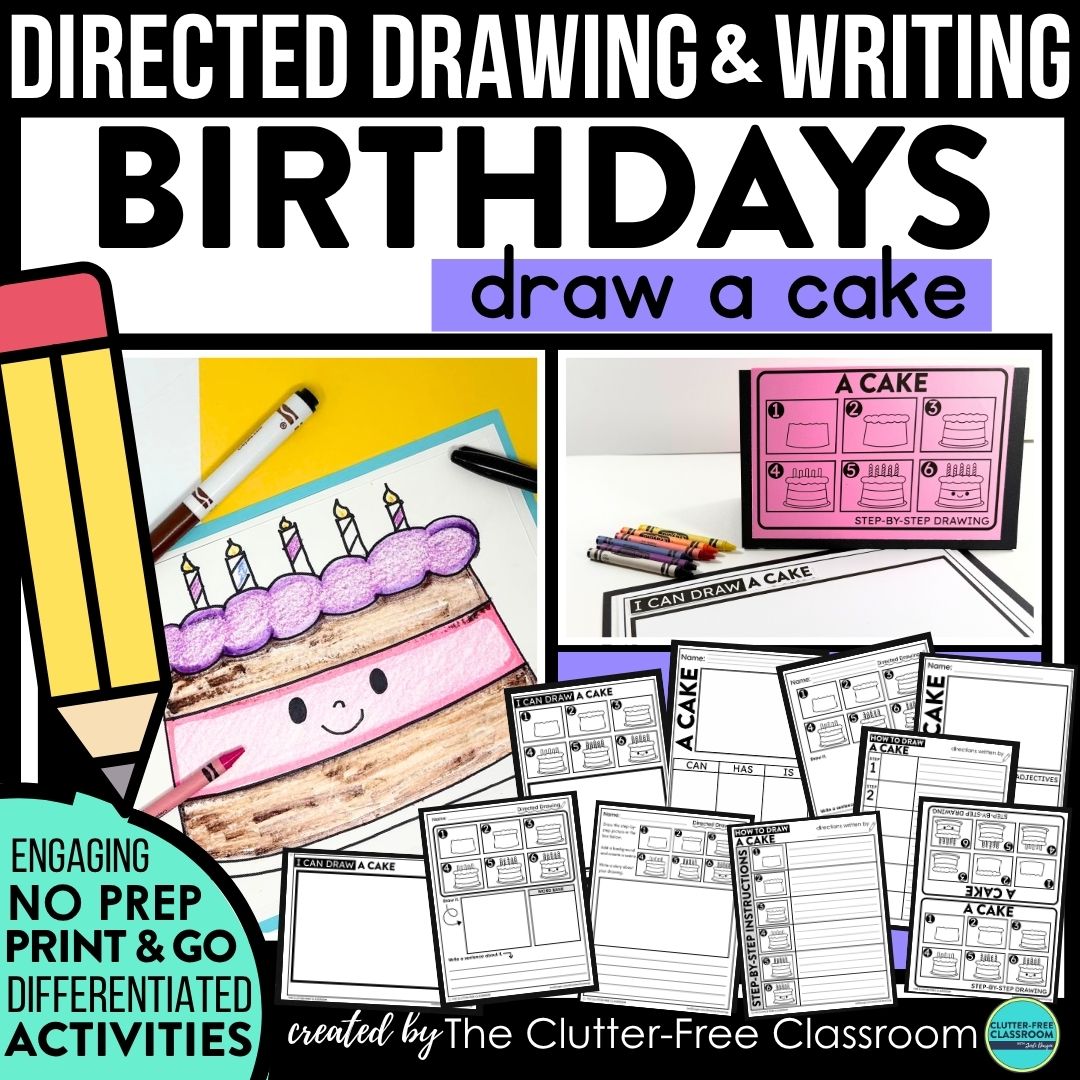 birthday directed drawing activities