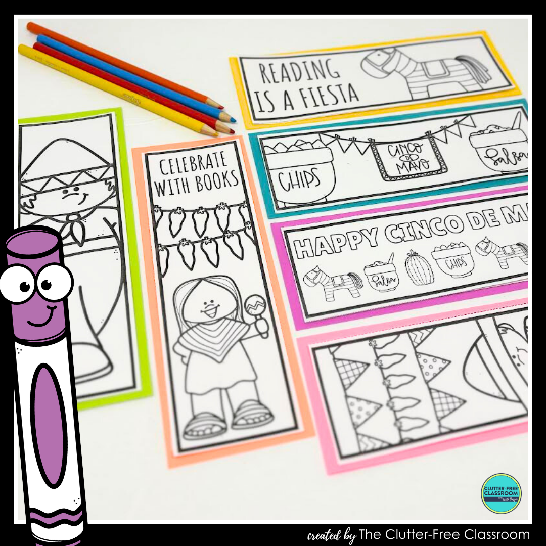 printable Cinco de Mayo bookmarks