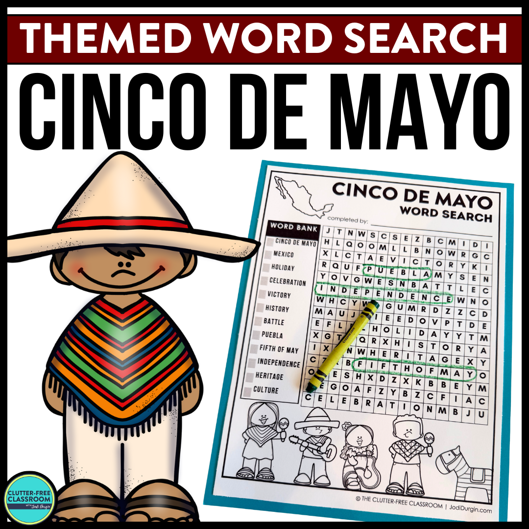 Cinco de Mayo word search