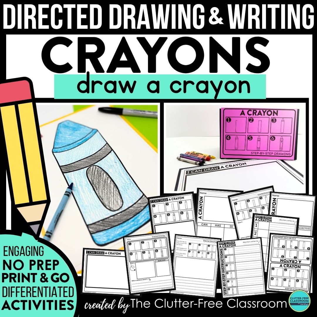 crayon directed drawing activities