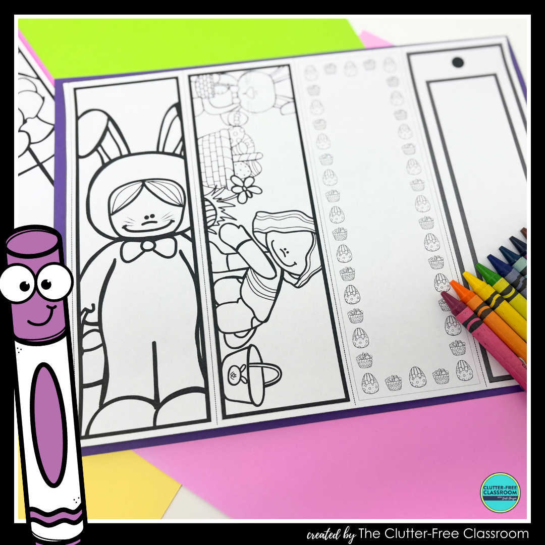 printable Easter bookmarks