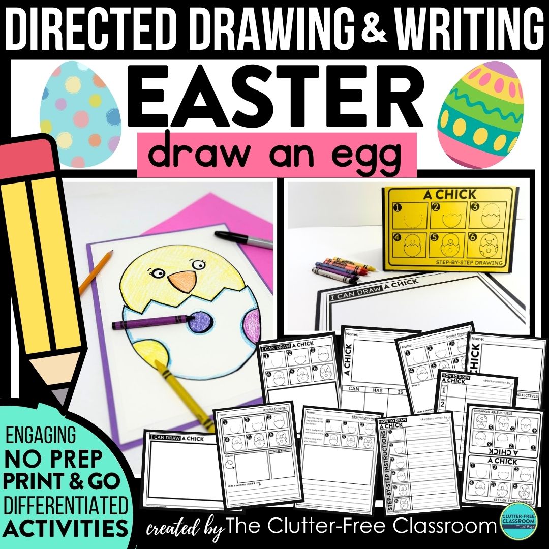 Easter directed drawing activities