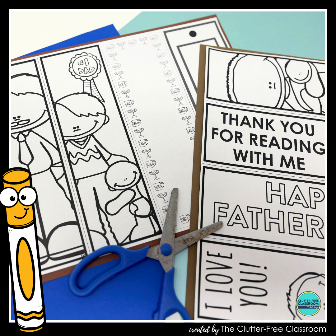 printable Father's Day bookmarks