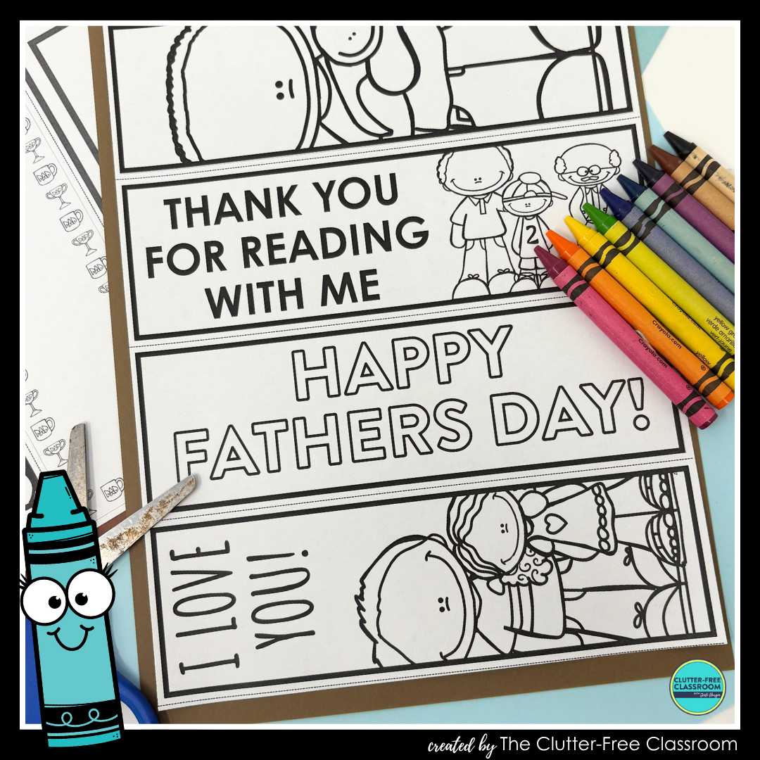 printable Father's Day bookmarks
