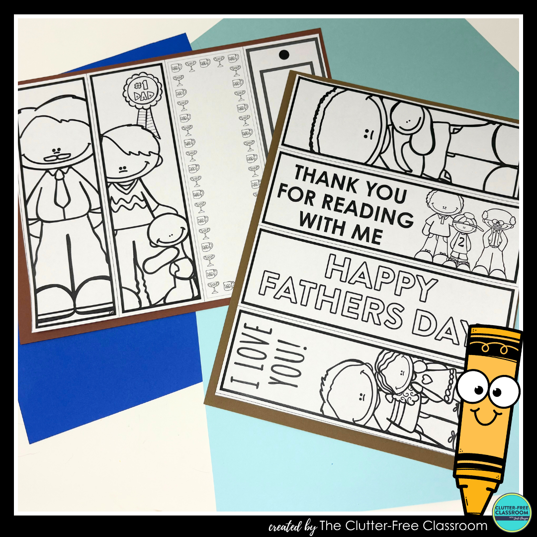 printable Father's Day bookmarks