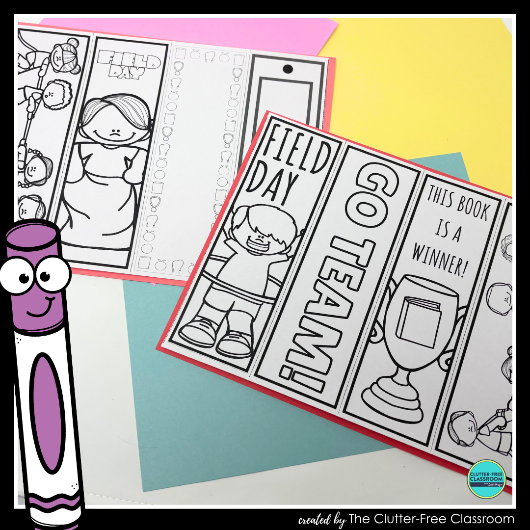 printable field day bookmarks