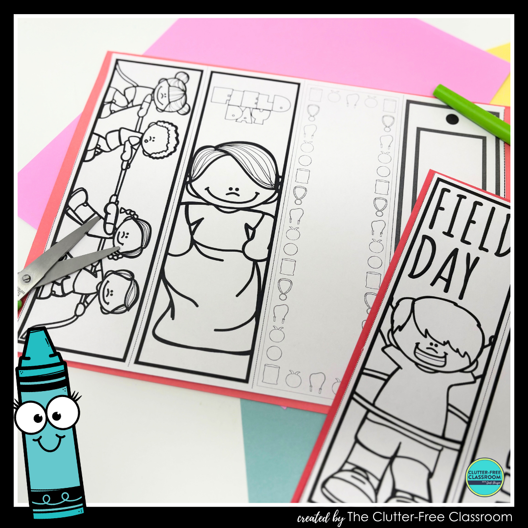 printable field day bookmarks
