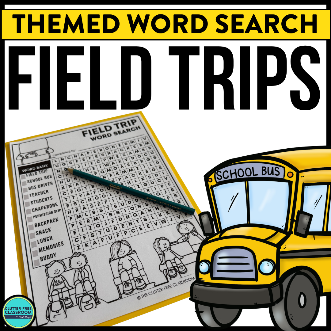field trip word search