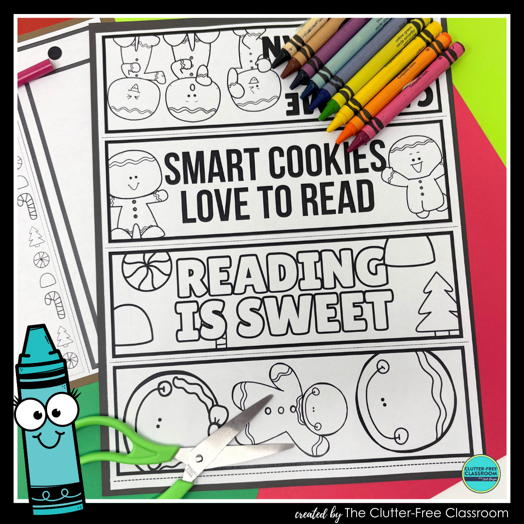 printable gingerbread bookmarks