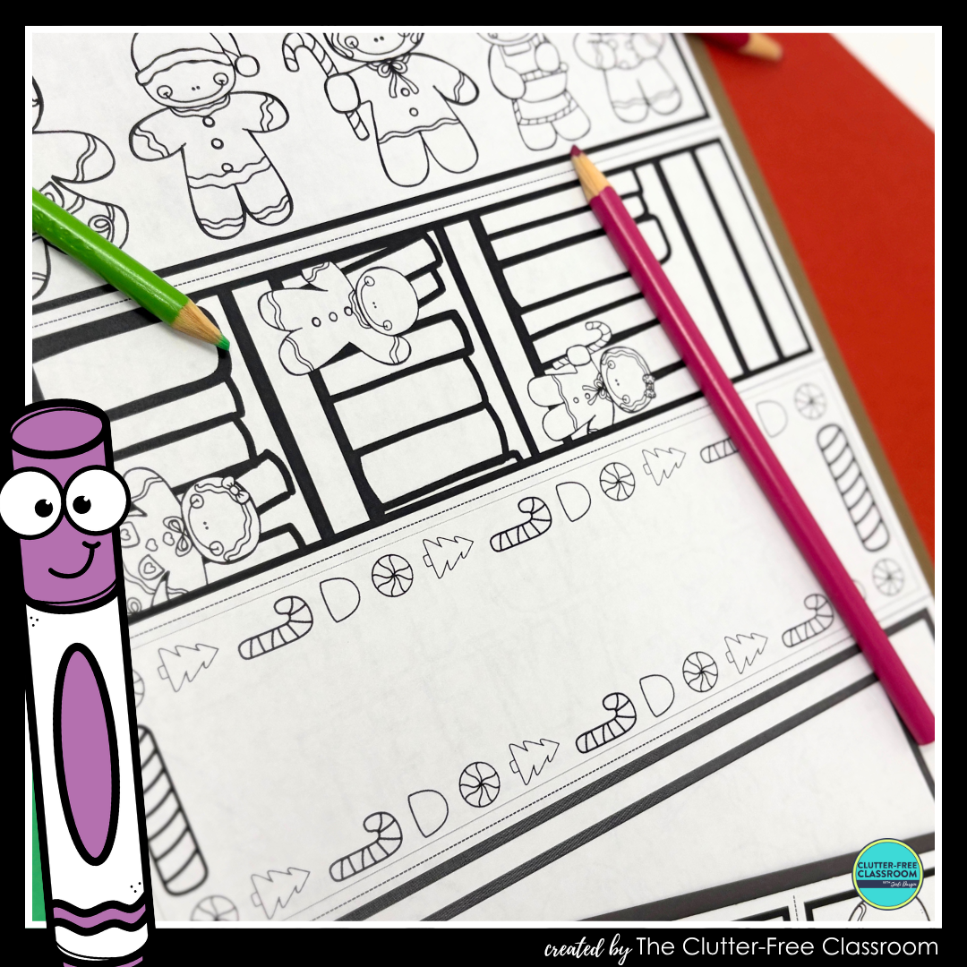 printable gingerbread bookmarks