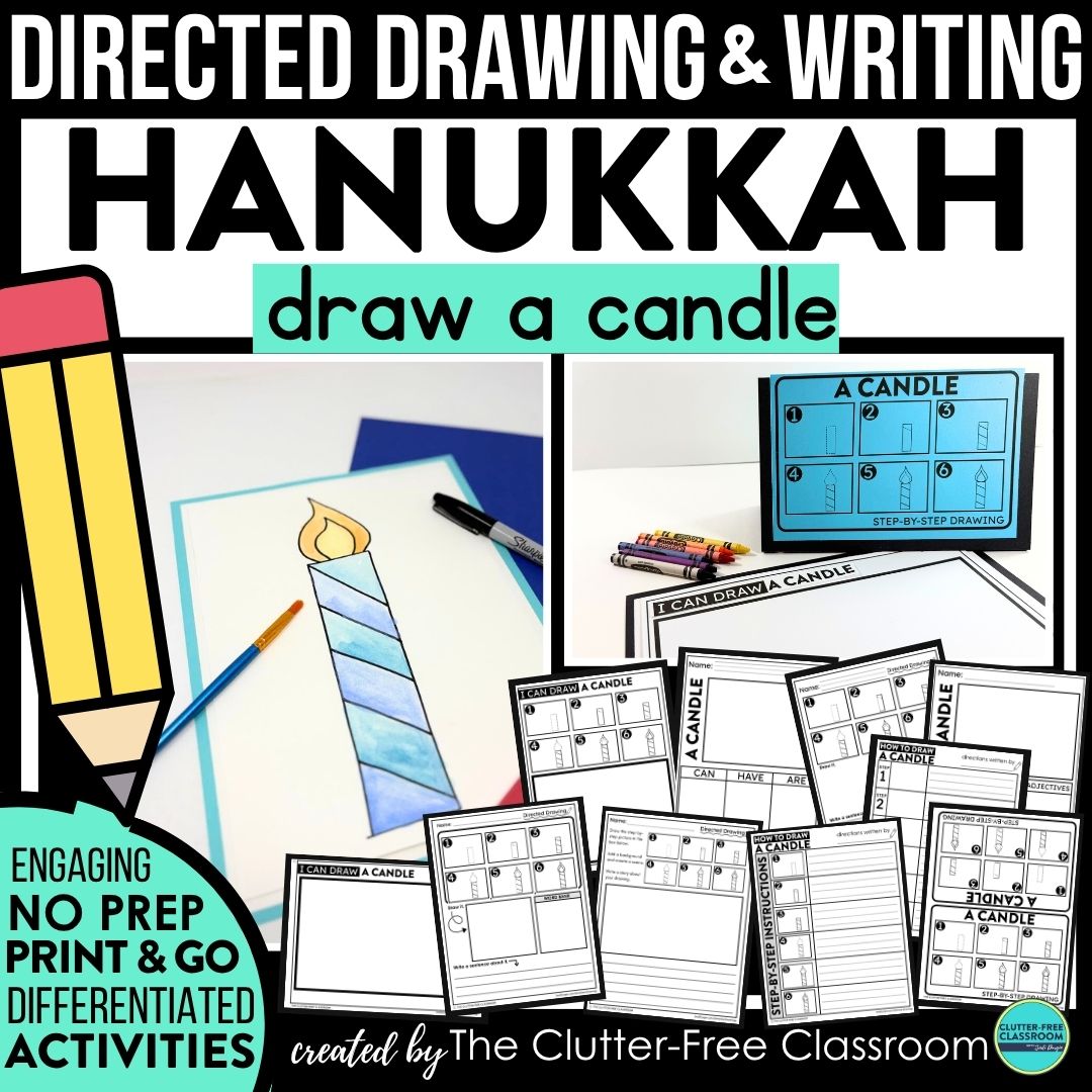Hanukkah directed drawing activities