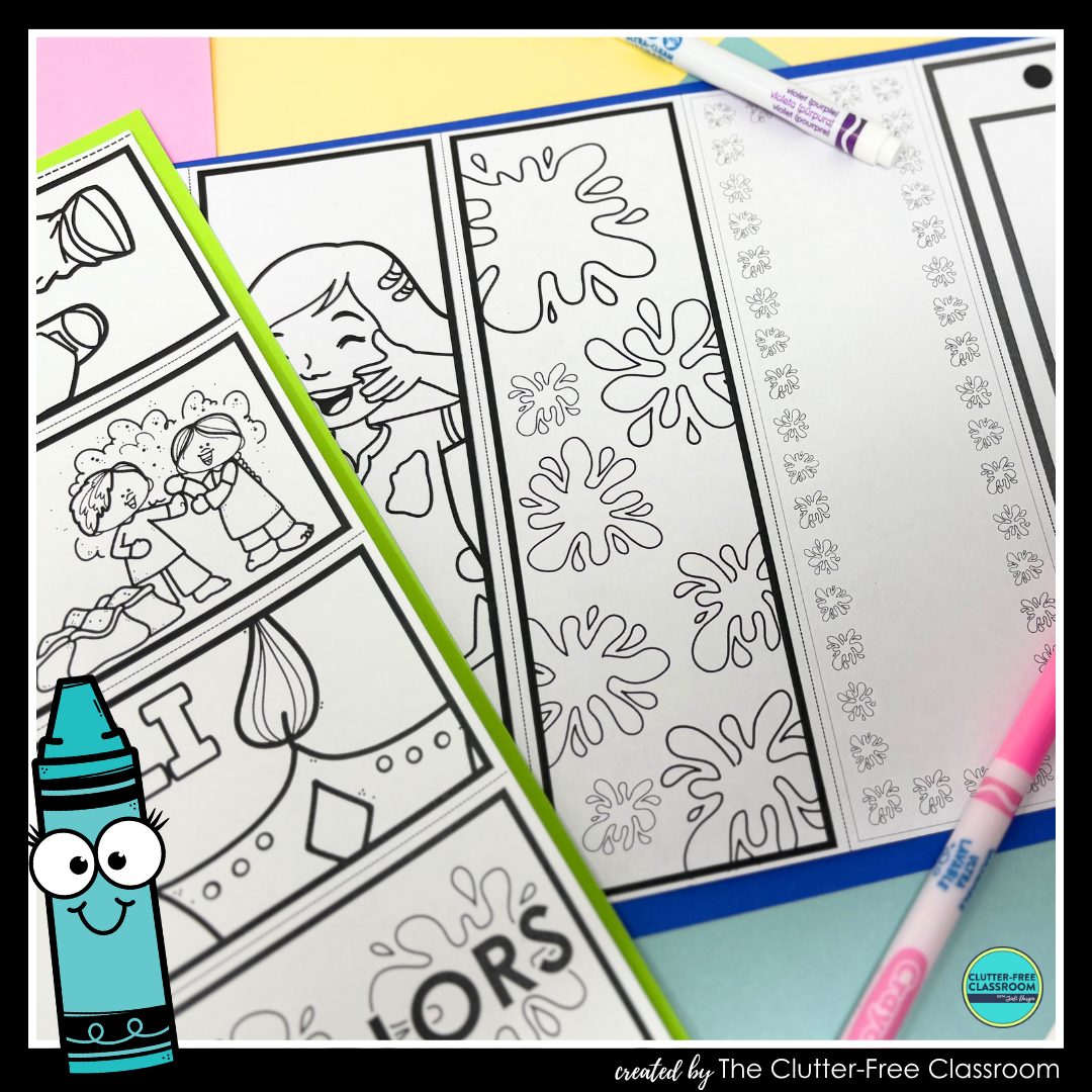 printable Holi bookmarks