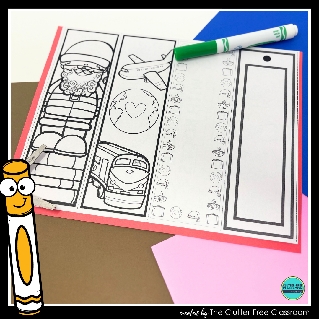 printable holidays around the world bookmarks