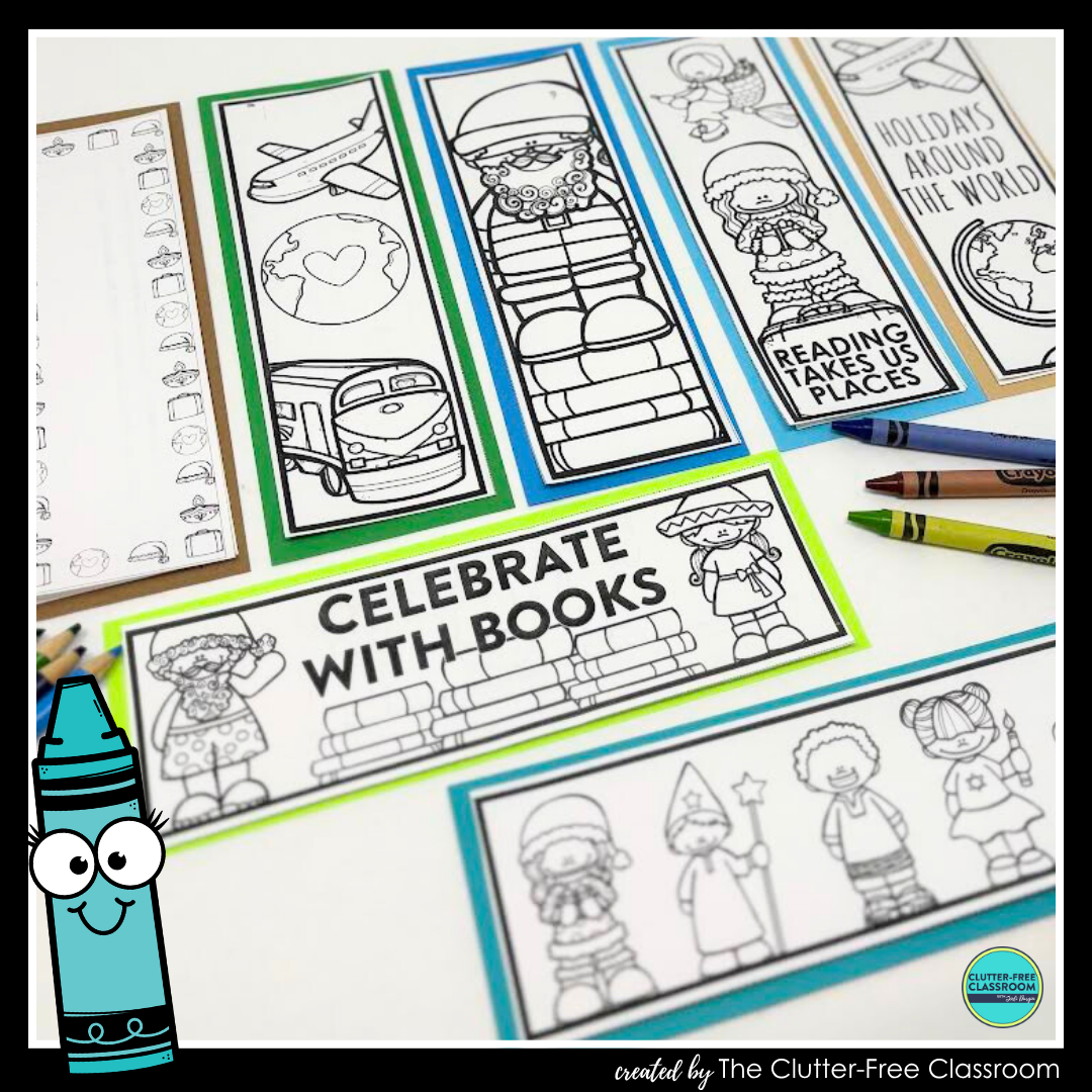 printable holidays around the world bookmarks