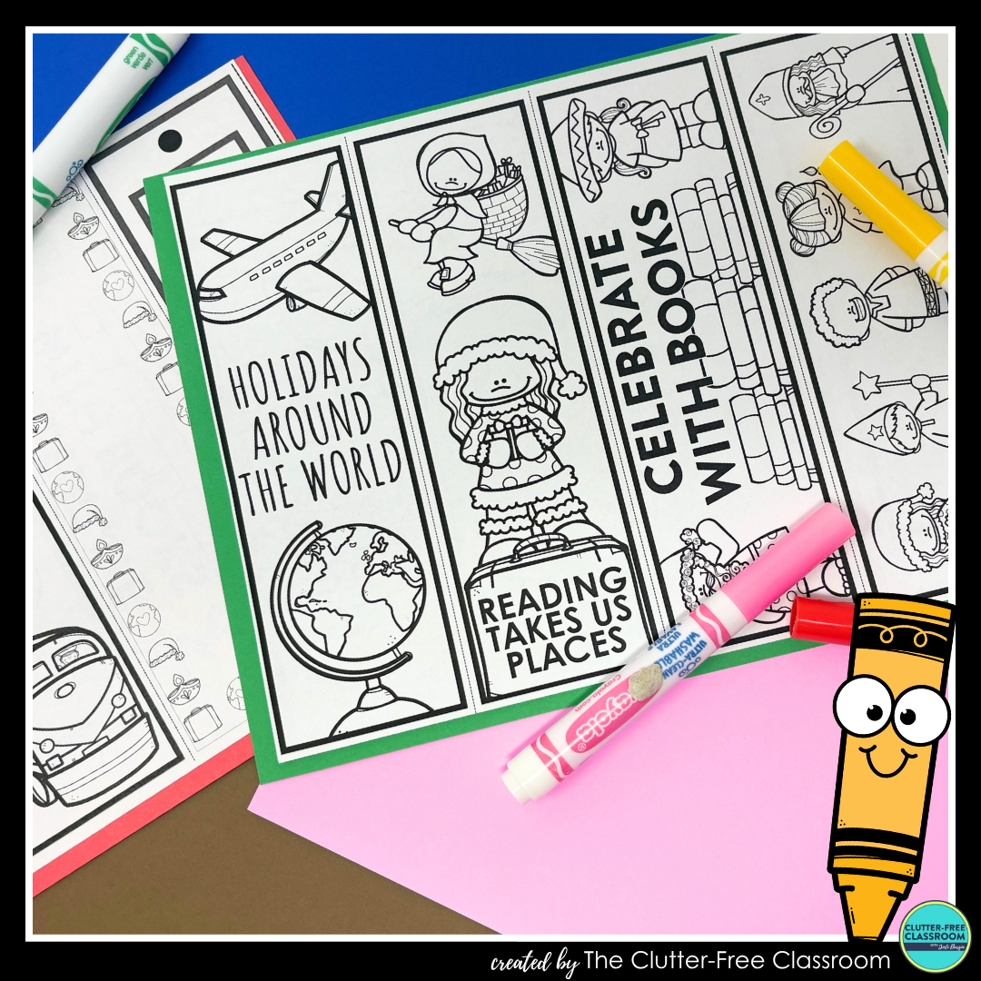 printable holidays around the world bookmarks