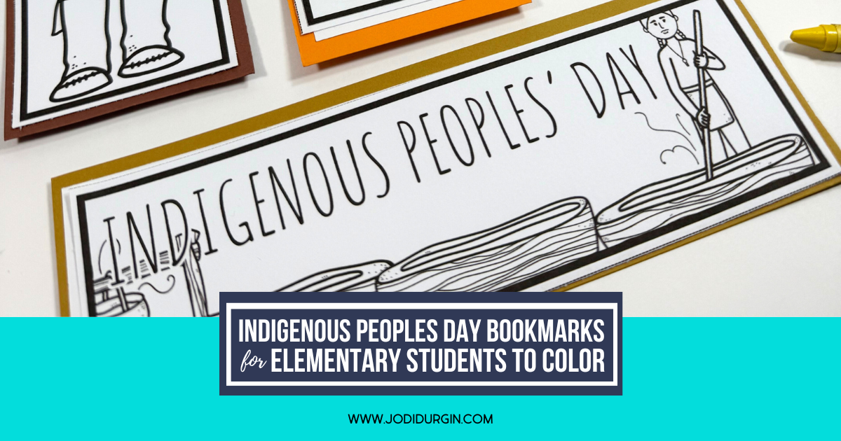 Indigenous Peoples Day bookmarks