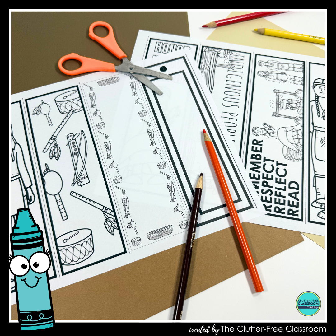 printable Indigenous Peoples' Day bookmarks