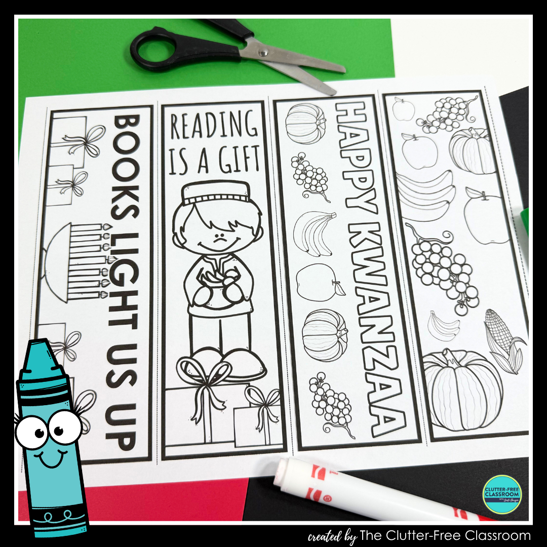 printable Kwanzaa bookmarks