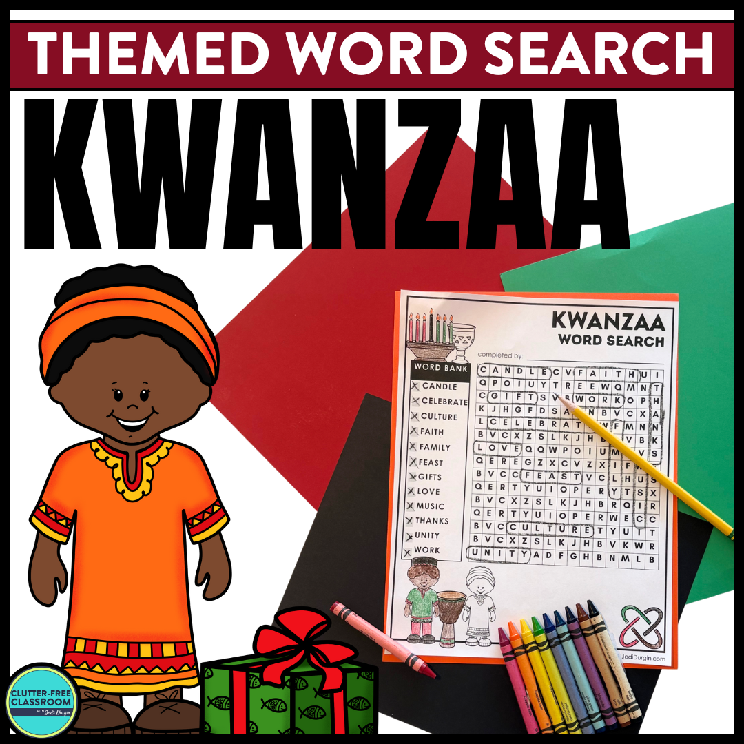 Kwanzaa word search