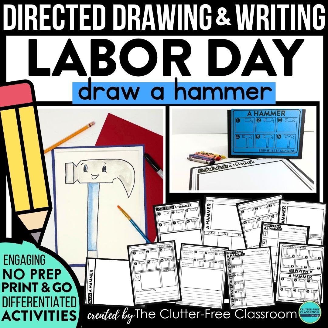 Labor Day directed drawing activities