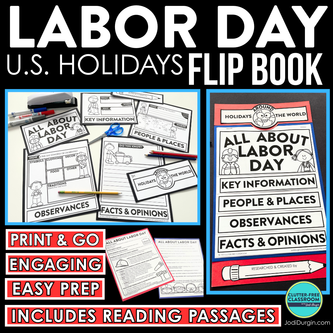 Labor Day flip book project