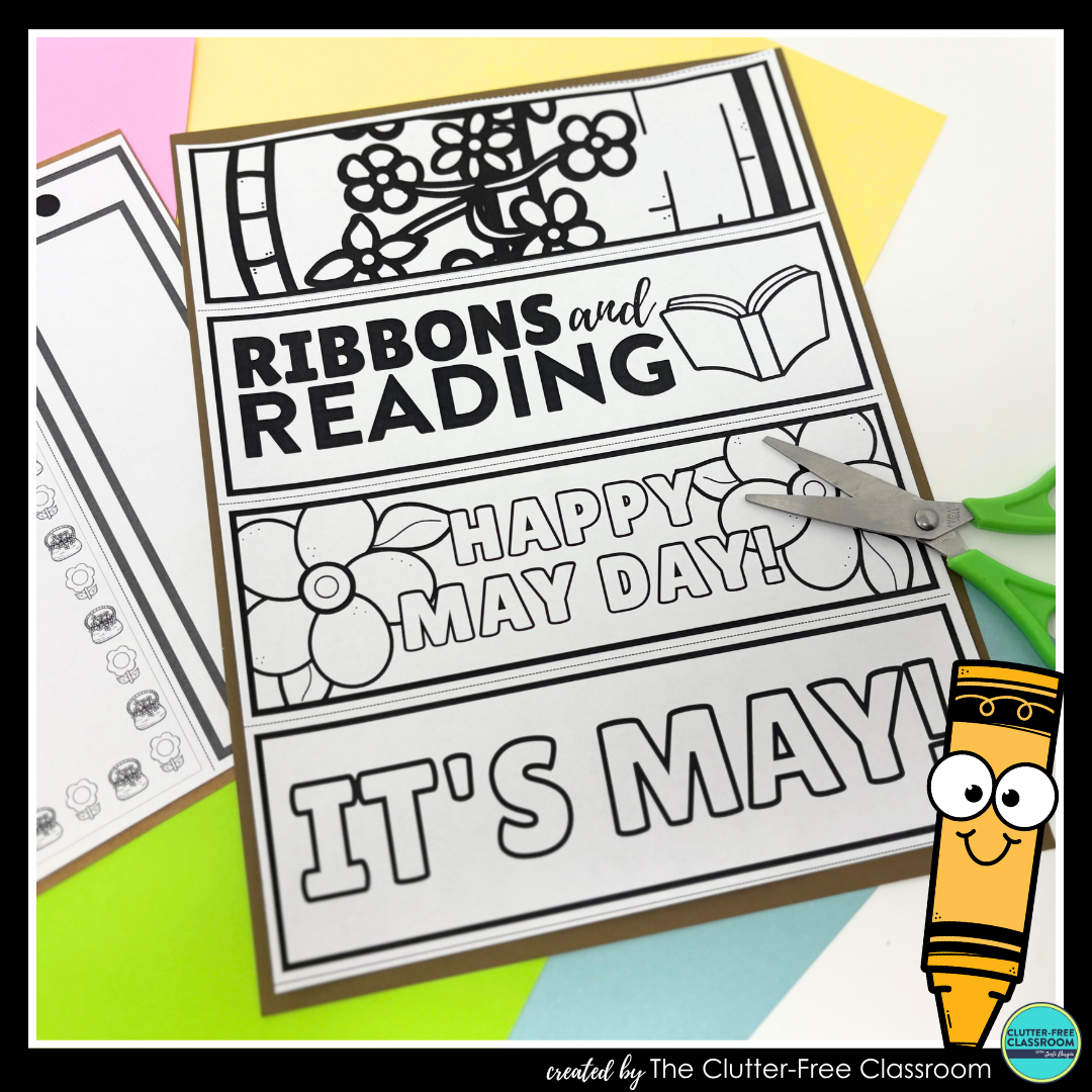 printable May Day bookmarks