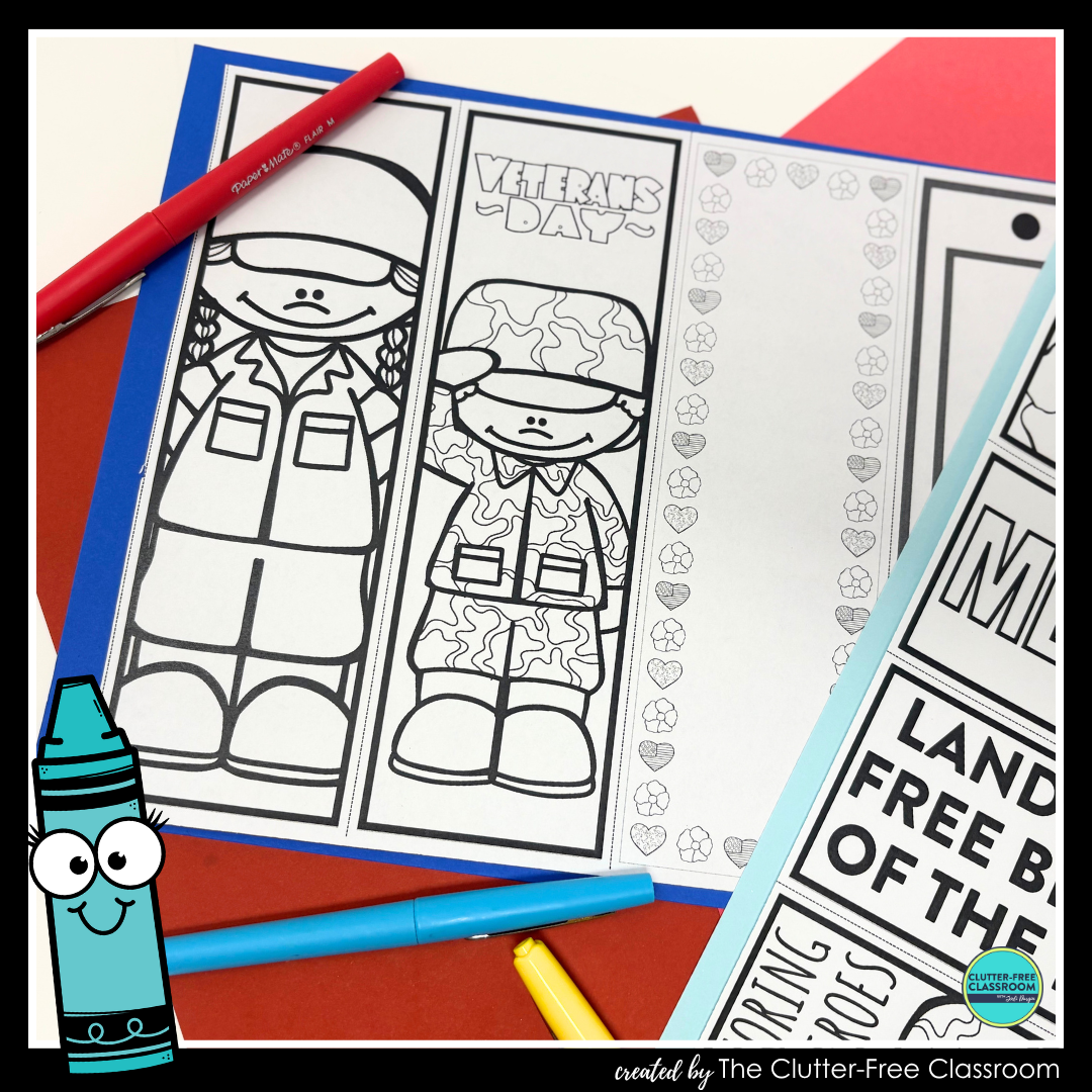 printable Memorial Day bookmarks