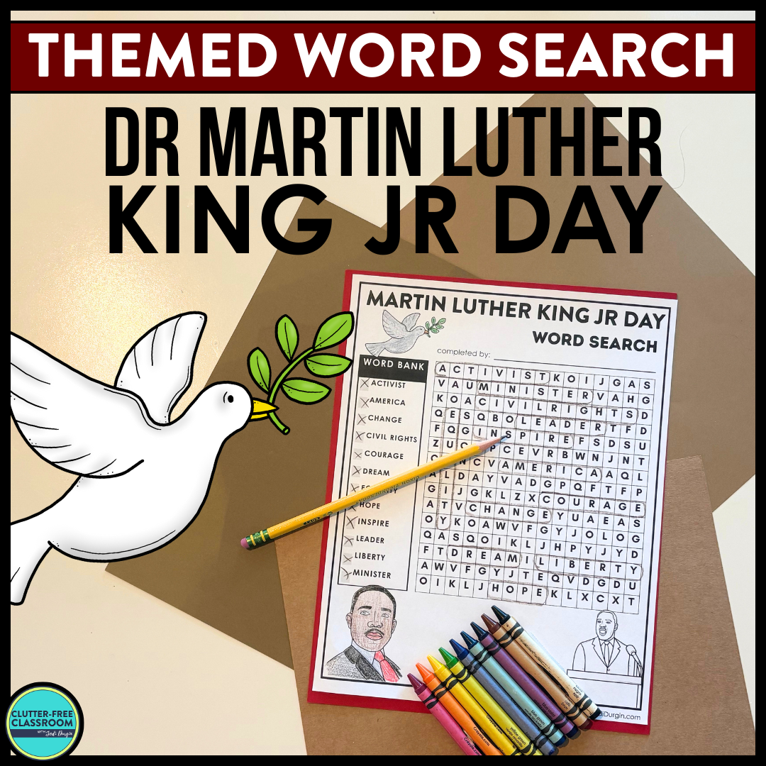 MLK Day word search