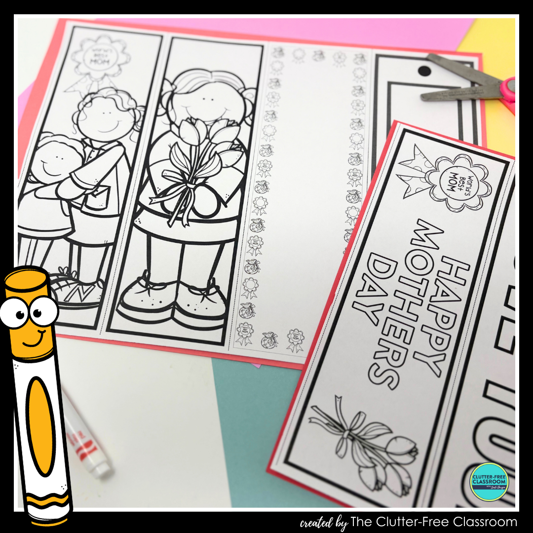 printable Mother's Day bookmarks