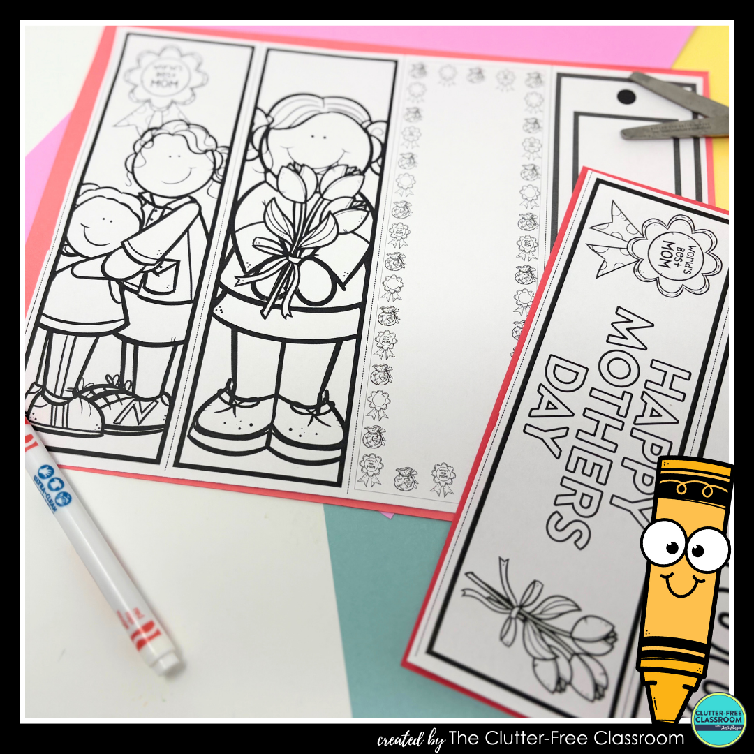 printable Mother's Day bookmarks