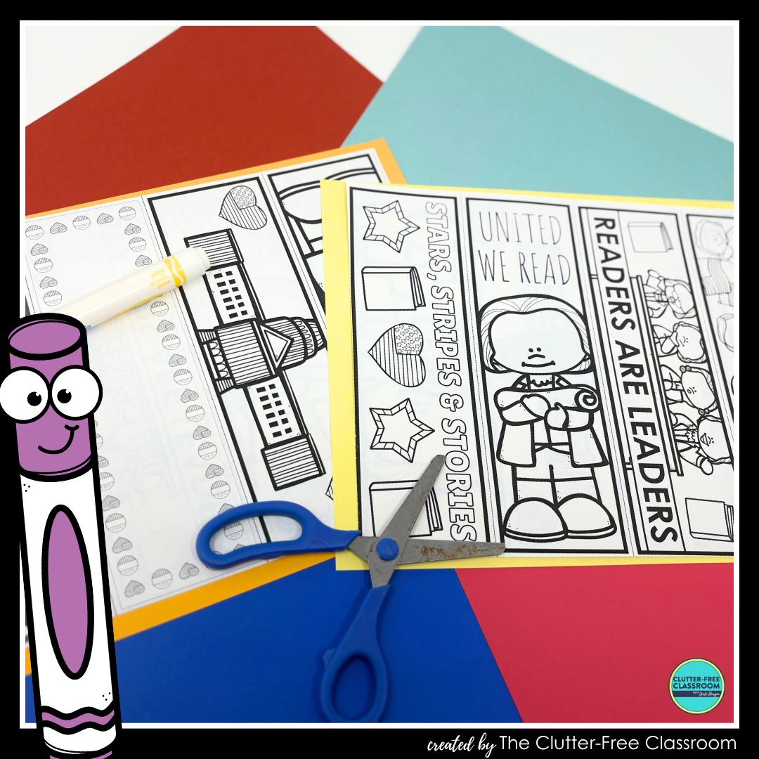 printable Presidents' Day bookmarks