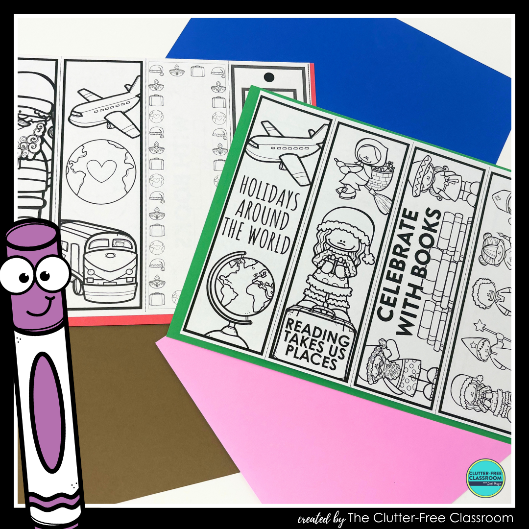 printable holidays around the world bookmarks
