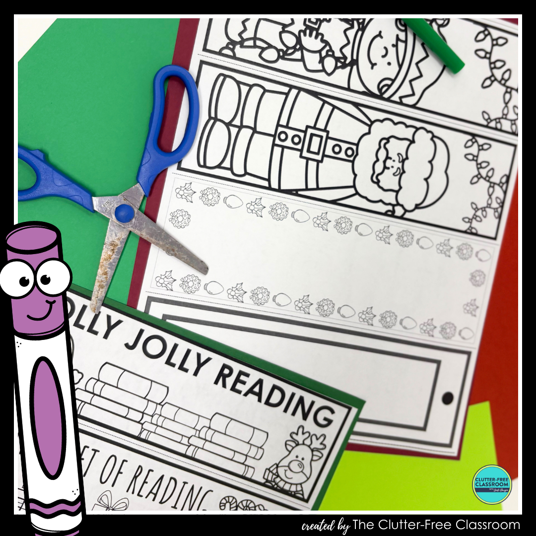 printable Santa Claus bookmarks