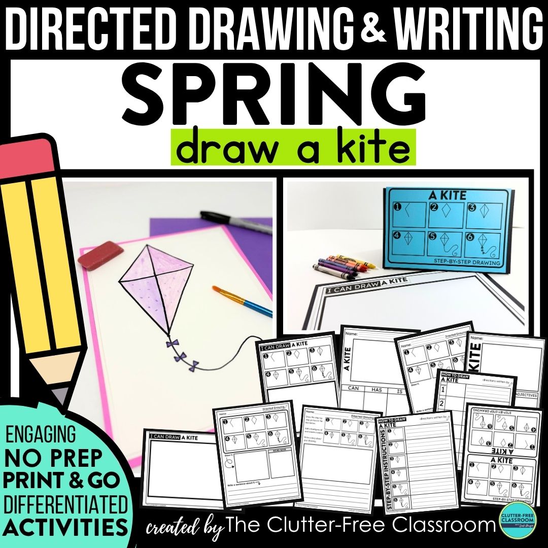 spring directed drawing activities