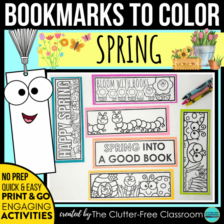 printable spring bookmarks