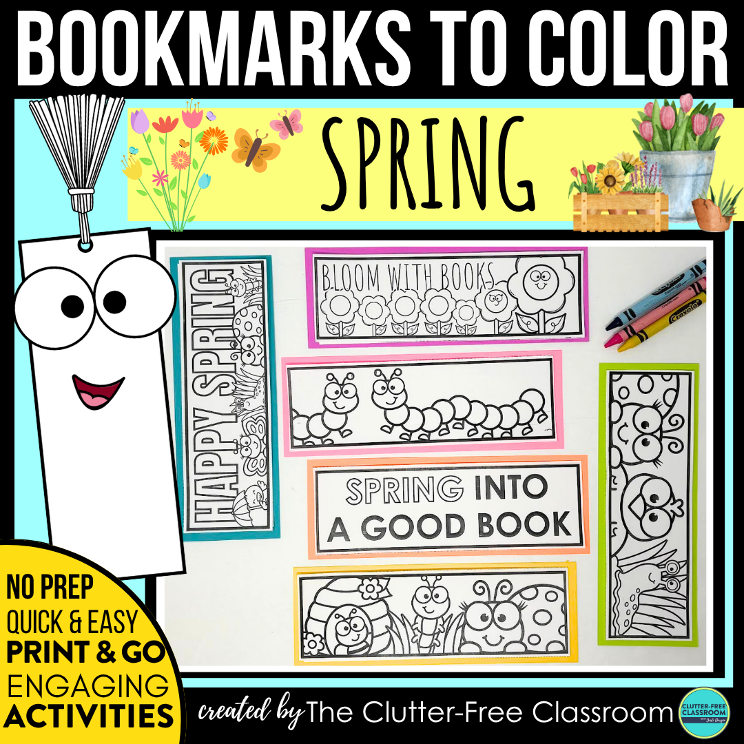 printable spring bookmarks