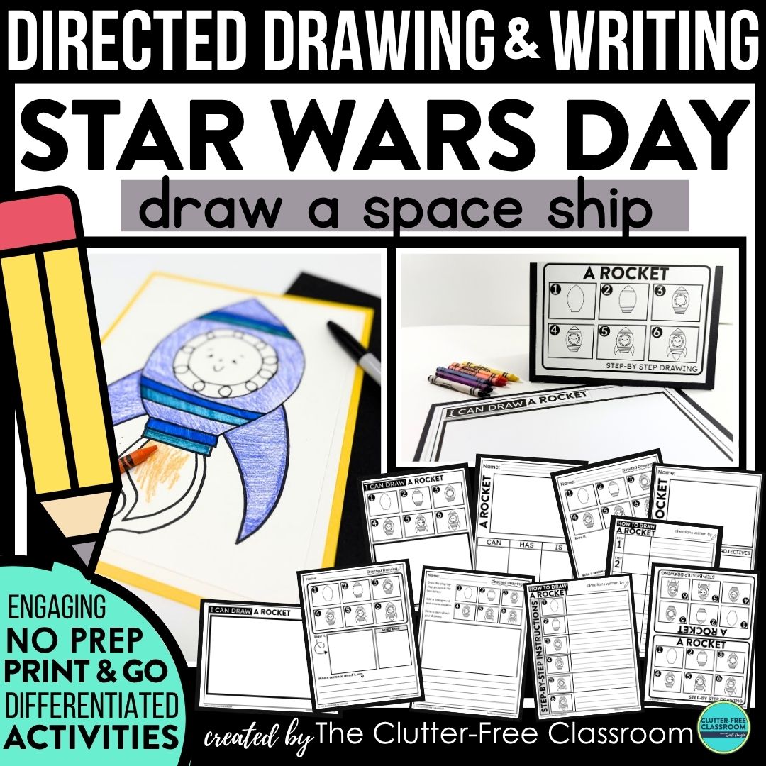 Star Wars Day directed drawing activities