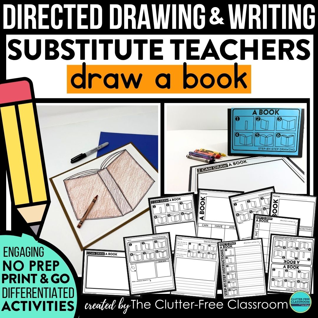 substitute teacher directed drawing activities