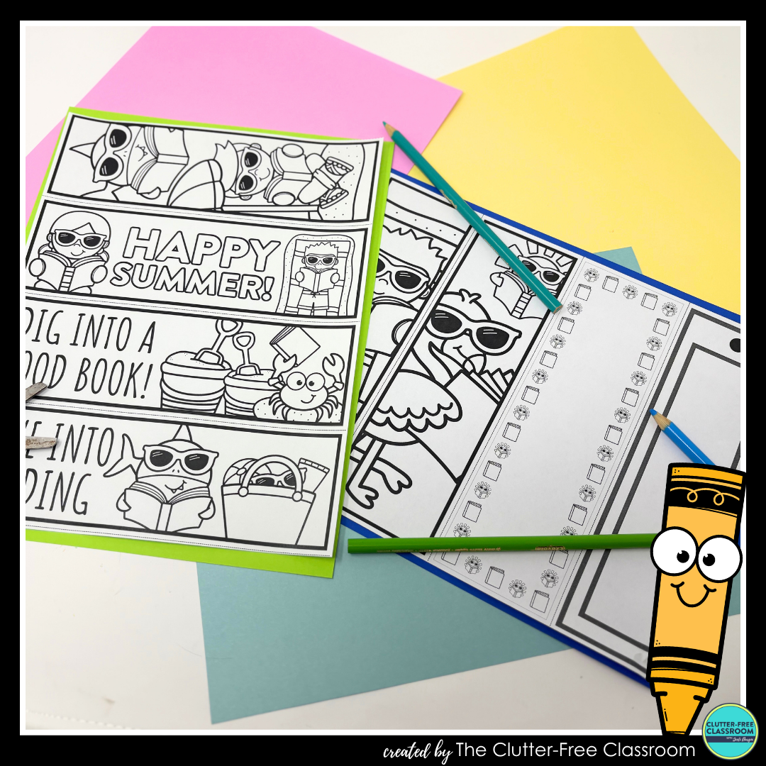 printable summer bookmarks